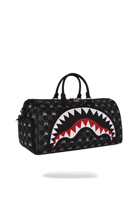 Borsone con shark mouth SPRAYGROUND | 910D8910NSZGRAY PEEKING CHARACTER CECK DU